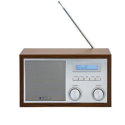 Nostalgieradio mit DAB+ und Bluetooth | RXD 180 Walnuss | Firenze - Blaupunkt Audio Deutschland Radio Braun