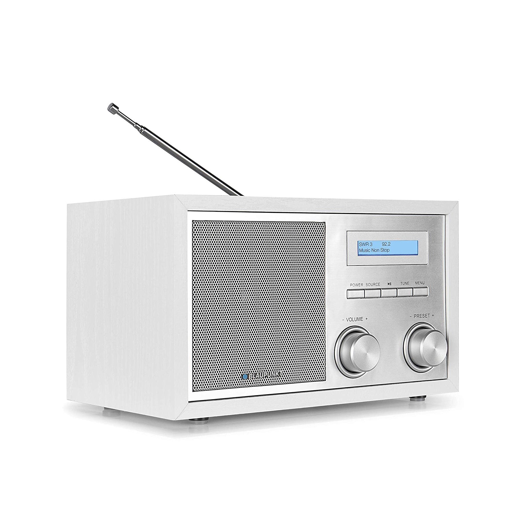 Nostalgieradio mit DAB+ und Bluetooth | RXD 180 - Blaupunkt Audio Deutschland Radio Weiß