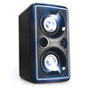 BLAUPUNKT PS 2000 Mobile PA Sound Anlage mit Akku & Lichteffekten – Bluetooth Soundsystem mit Equalizer & Radio inkl. Mikrofon (MP3, USB, AUX, 2 x 25 Watt RMS) 